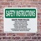 Signmission Skate Park Rules Skate At Your Own Risk, 14 in W x Rectangle, Plastic OS-2PACK-SI-P-1014-L-11453 - alternate 6